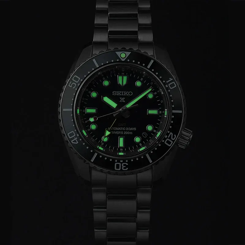 Seiko Prospex Sea Diver's GMT Sea Black Dial Men's Watch- SPB383J1